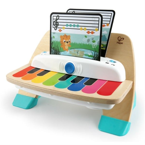 Toy piano with magic keys