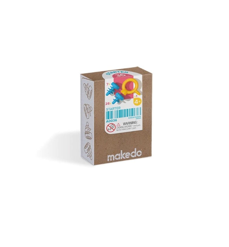 Makedo Starter Kit, 36-piece