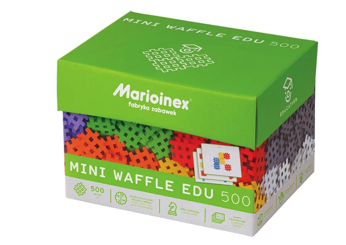 Mini Waffle, 500-delig (plusplus)
