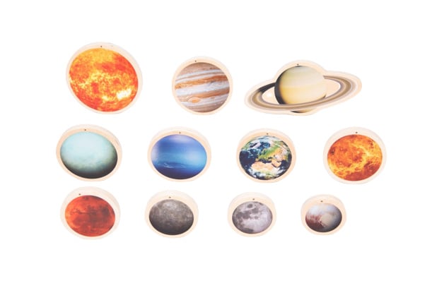 Tickit Wooden Planet Set, 11-Piece