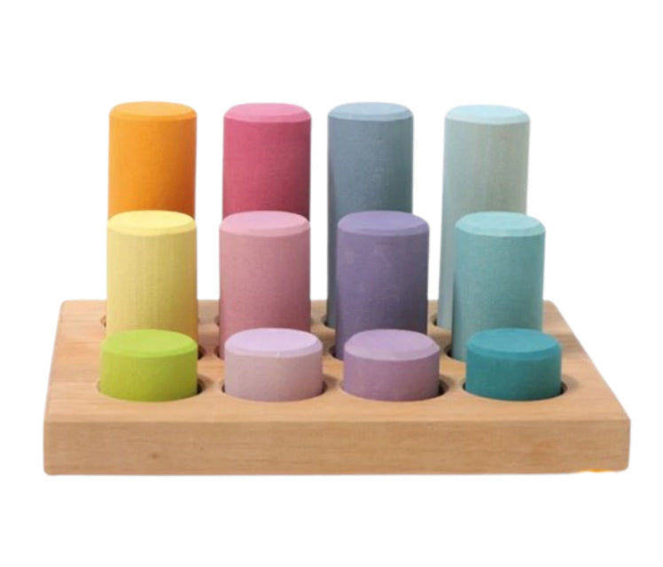 Grimm's Stacking Game Small Pastel Rolls