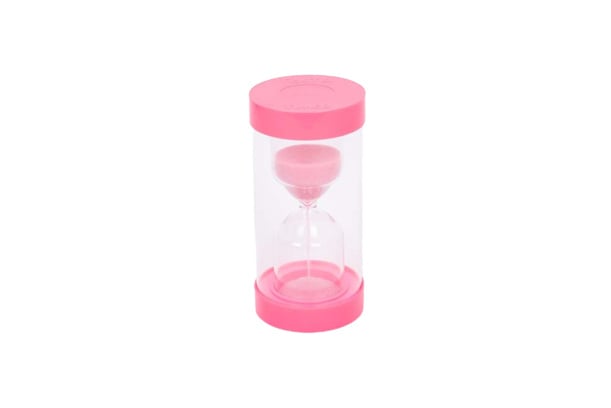 Tickit giant sand timer, 2 minutes, pink