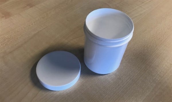 Glue pots with screw cap, set of 10