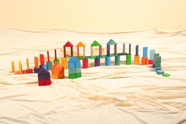 Grimm's Colorful Building Blocks Set