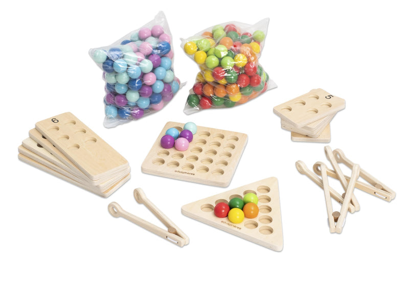 Colorful counting and motor skills set