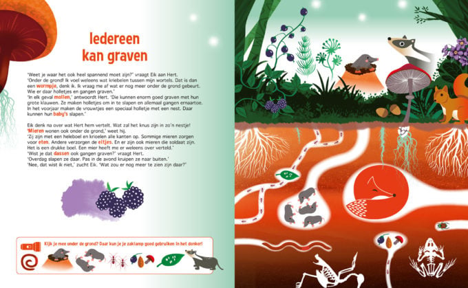 # Zaklampboek Speuren in het bos