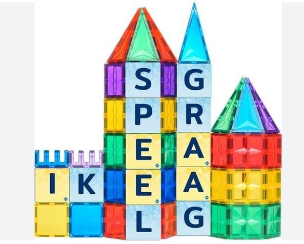 Coblo Toppers Uppercase, 60 pieces