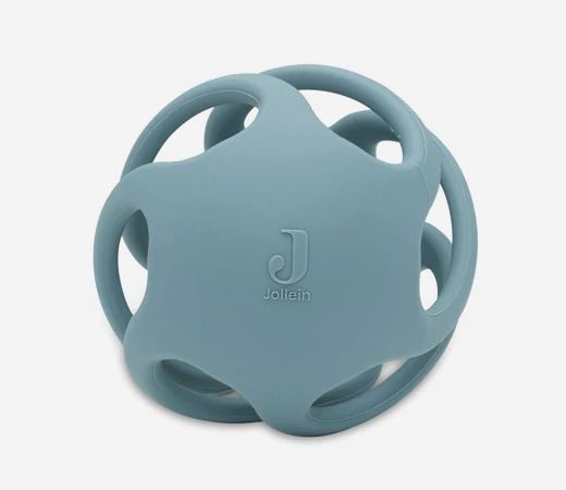 # Silicone Teether Grasping Ball Sea Green