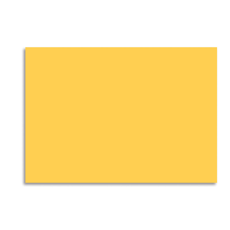 Thin English cardboard, 130 gr. 50 x 70 cm, gold, 10 sheets