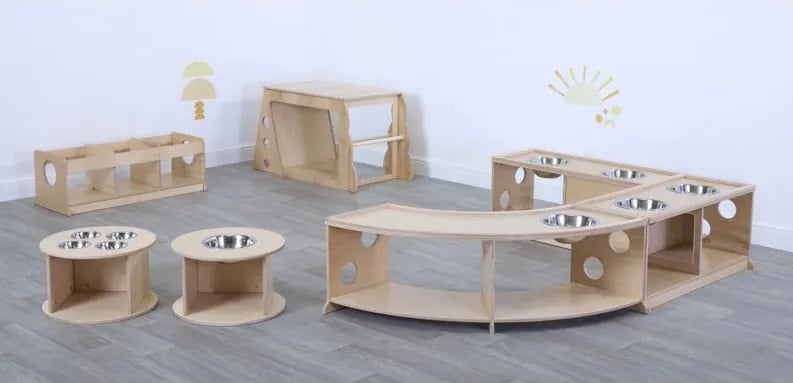 # Cosy Mega Speel- en ontdekeiland opstelling (7-delig)