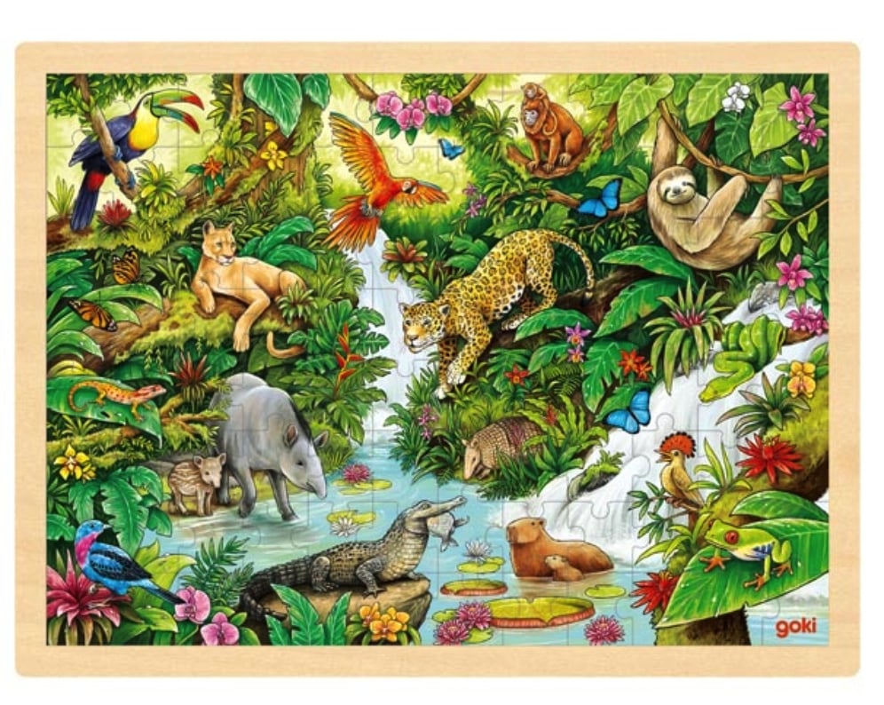 Puzzle In the Jungle, 96-piece