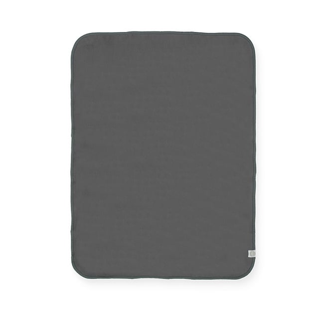 Deken ledikant katoen 100x150 cm - Storm Grey