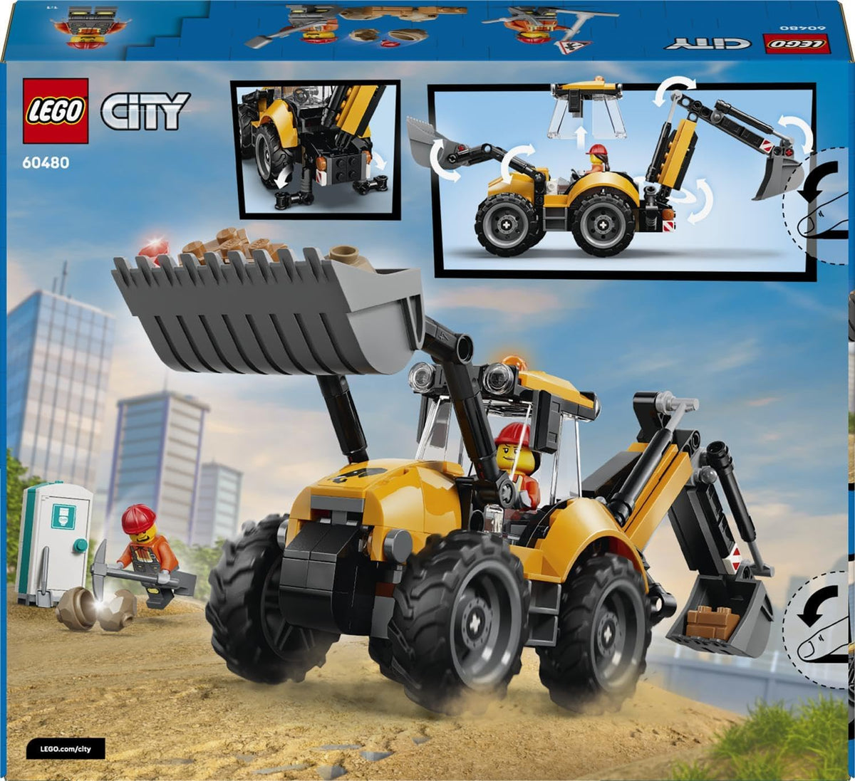 # Lego City Gele Graaflaadmachine