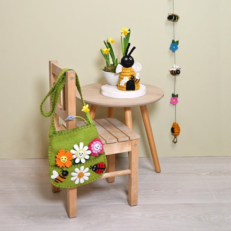 Bag of finger puppets "Insects and Flowers"