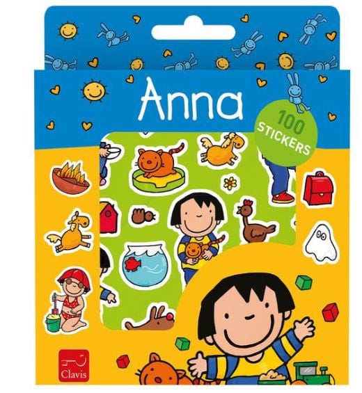 Anna sticker set, 100 pieces