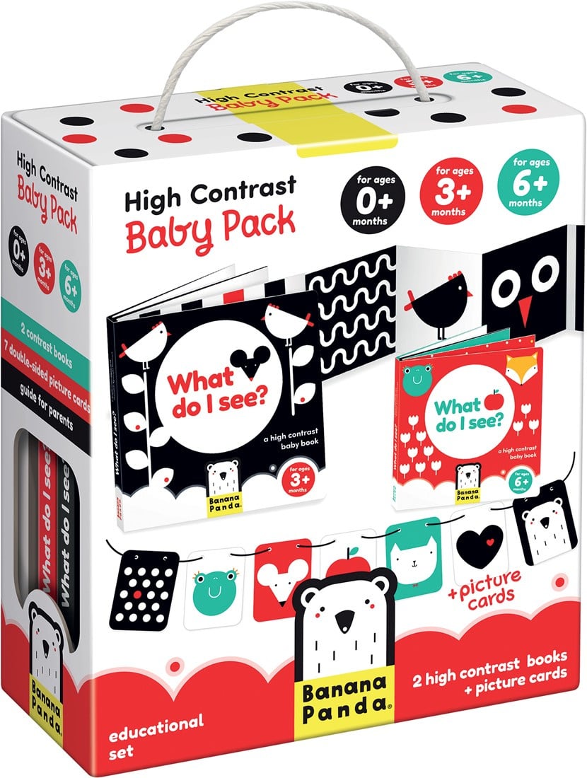 Banana Panda High Contrast Baby Pack +0 +3m +6m