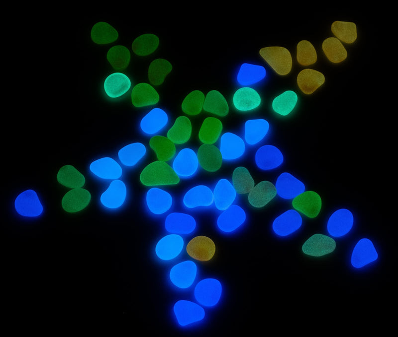 Glow in the dark pebbles