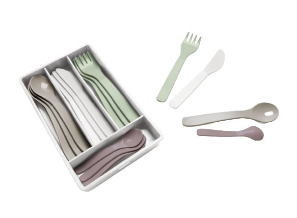 Cutlery tray Green Garden, 17-piece