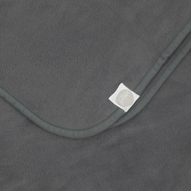 Deken ledikant katoen 100x150 cm - Storm Grey