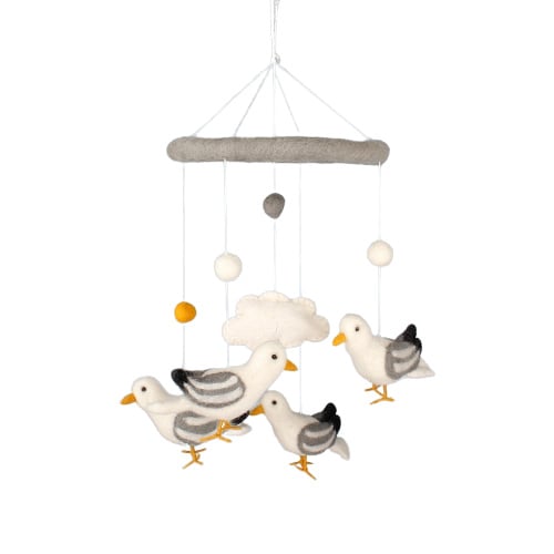 Felt Mobile Seagulls Fairtrade