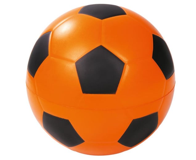 Football mousse orange