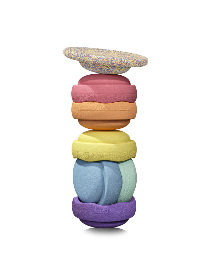 # Stapelstein Original Pastel set 6+1