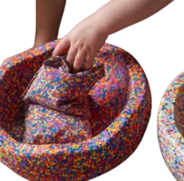Sensory Beanbags - Rainbow and Confetti