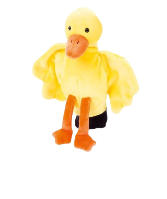 Pluchen handpop verschillende dieren