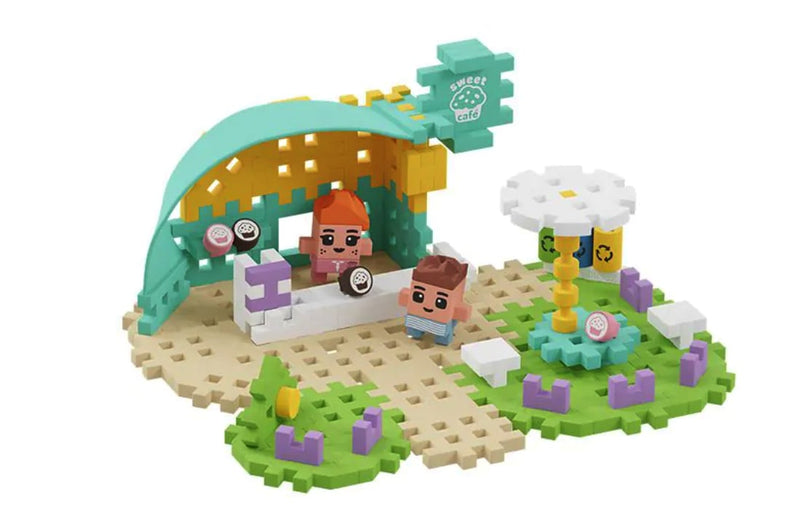 Mini Waffle Cafe, 80-piece (plusplus)