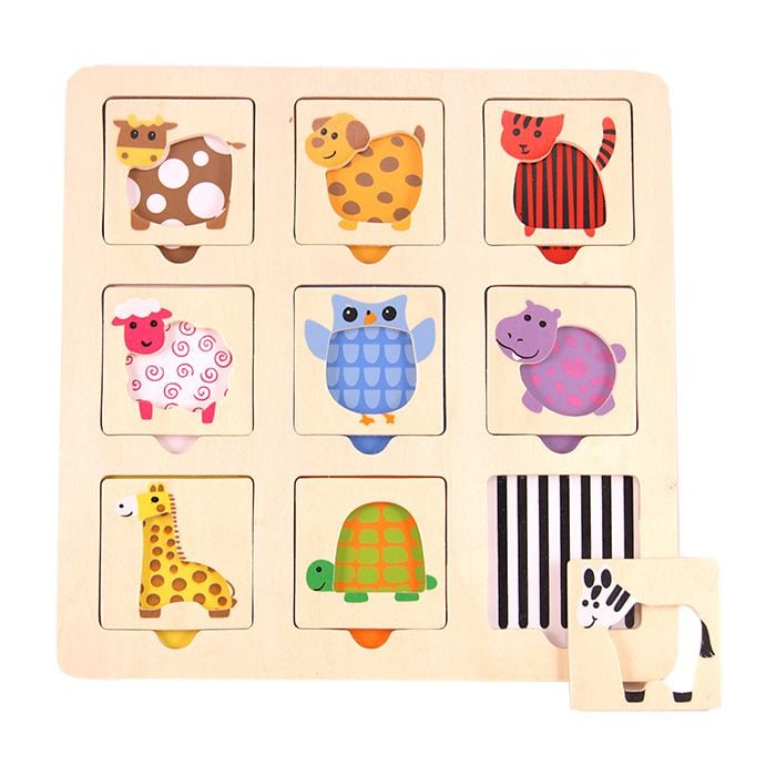 Dieren patroon puzzel
