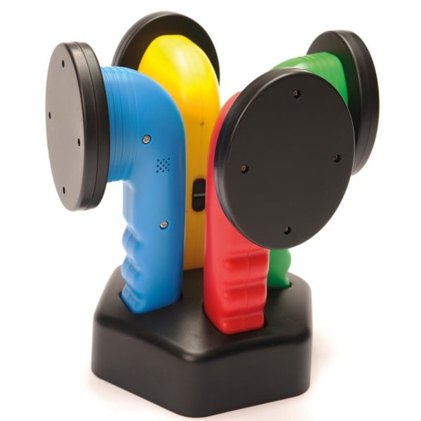Metaal detectors, set van 4, met oplaadstation