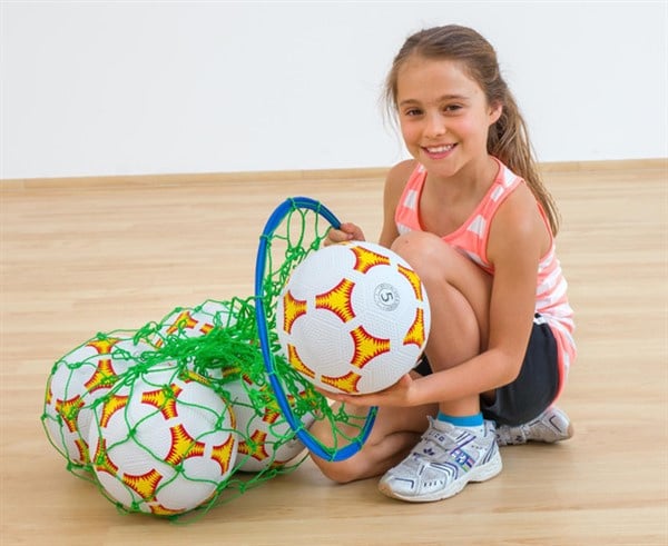 Ball net with collection ring