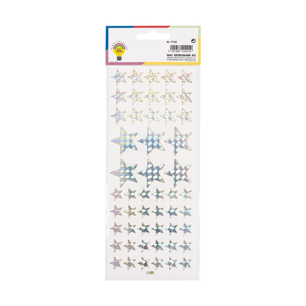 Holografische stickers Sterren
