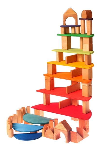 Grimms halve cirkels gekleurd