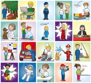 Reward Stickers Professions
