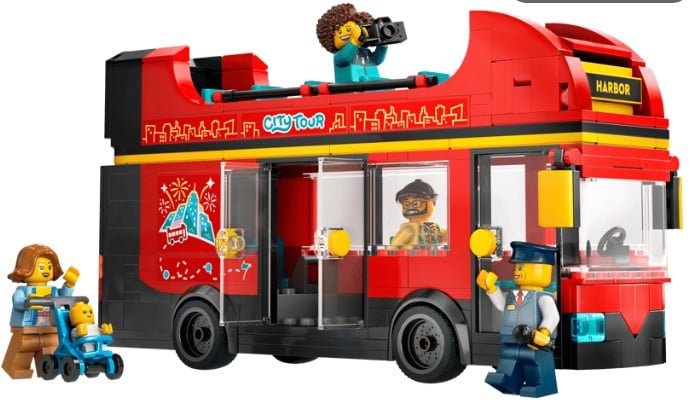 # Lego City Rode dubbeldekker, 384-delig