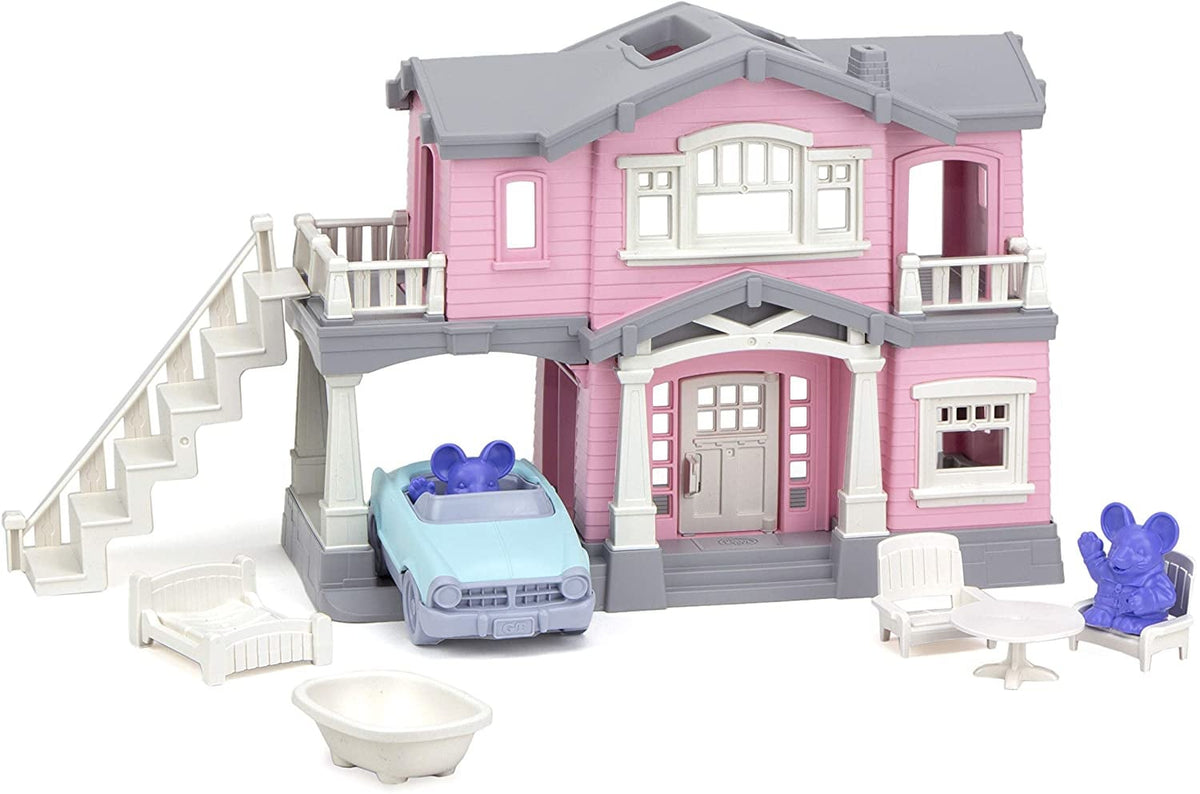 Greentoys Poppenhuis roze