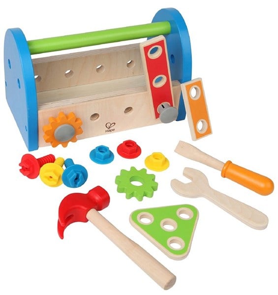 Wooden toolbox