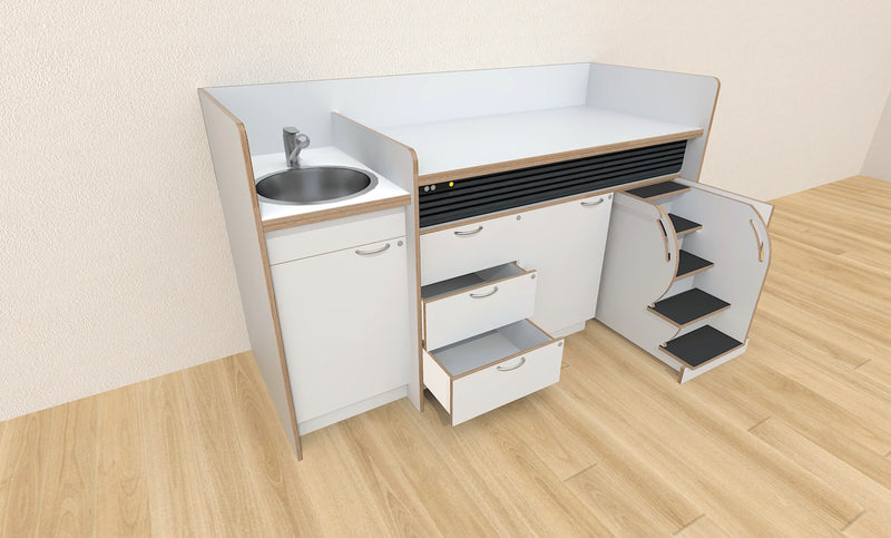 # Changing table, 200 cm wide