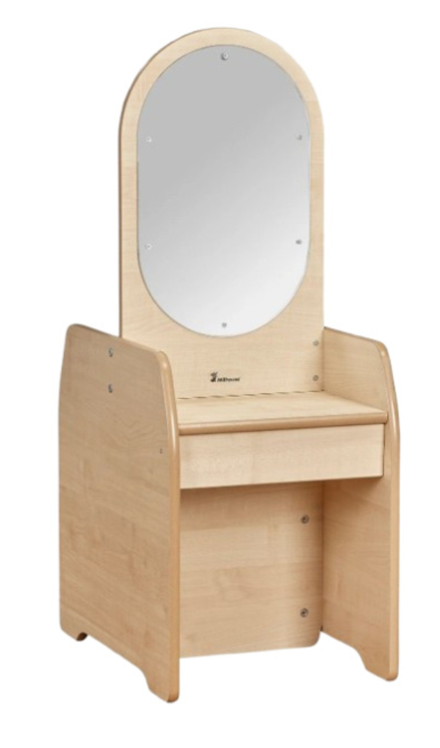 Multifunctioneel meubel: kaptafel/serveer-unit