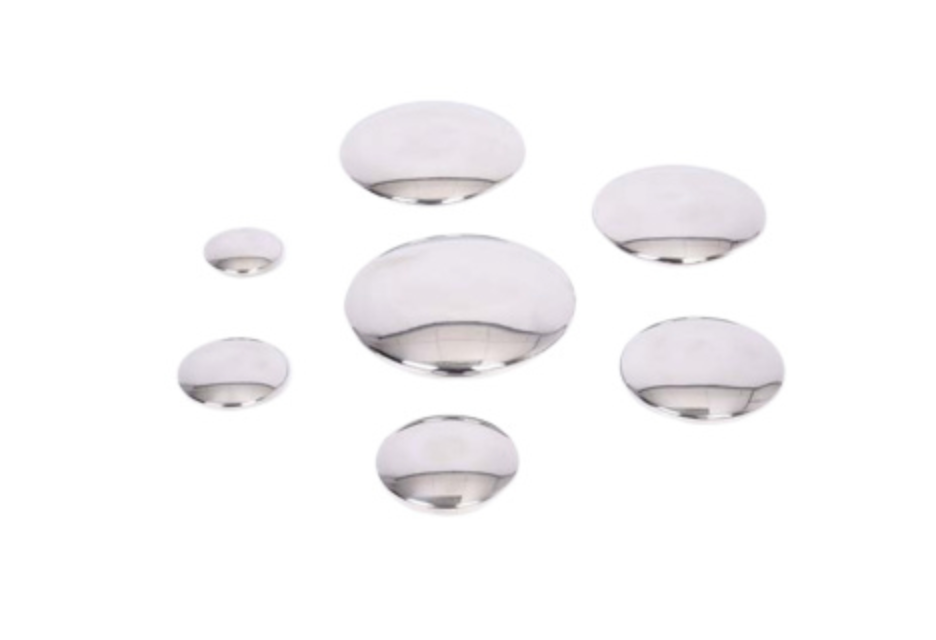 Tickit gespiegelde pebbles, set van 7
