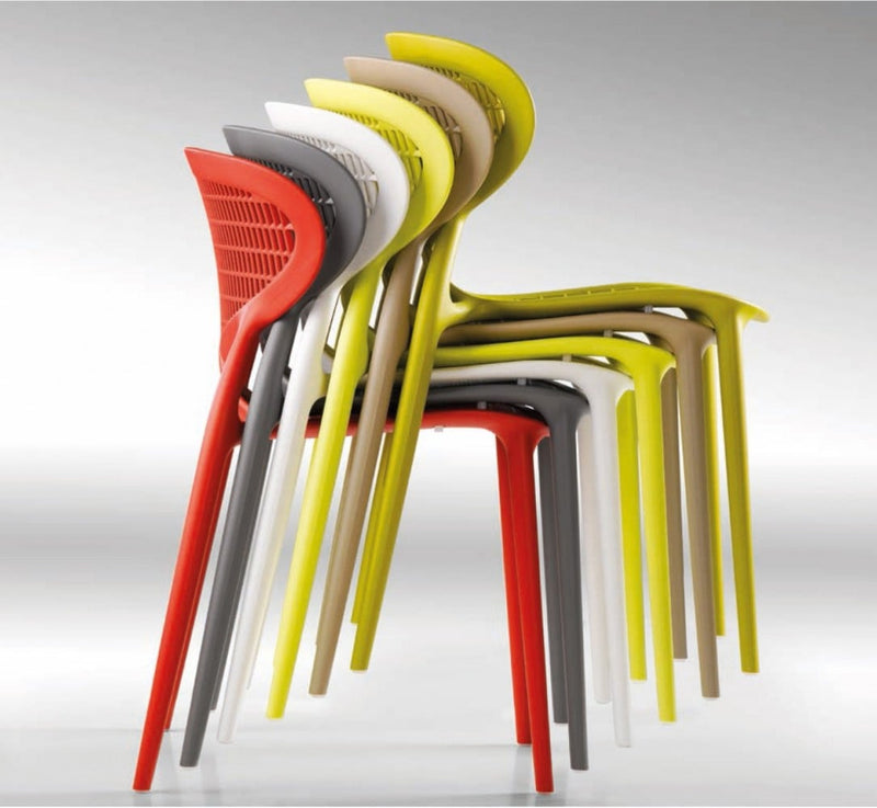 Stackable plastic chair Angel