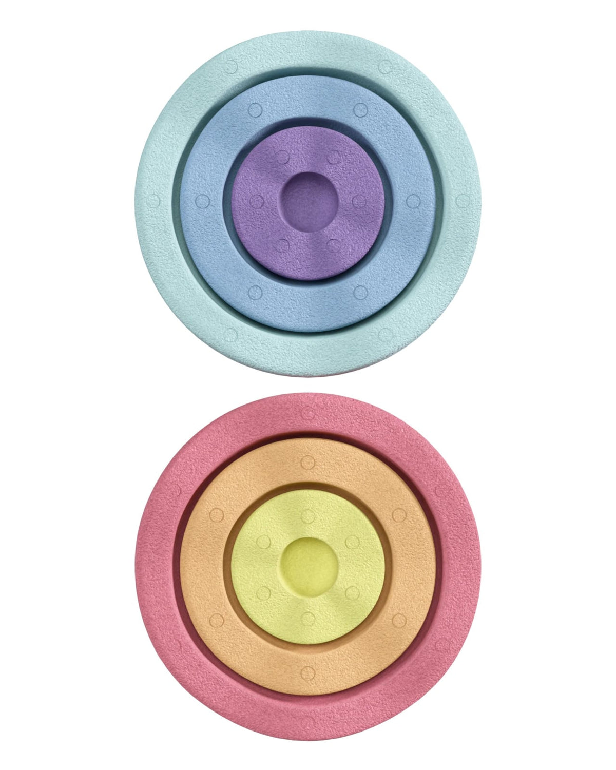 # Stapelstein Inside Rainbow Pastel | 6-piece set