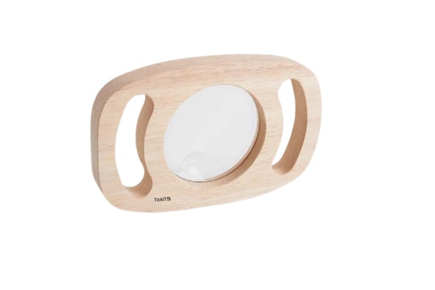 Tickit paneel met vergrootglas