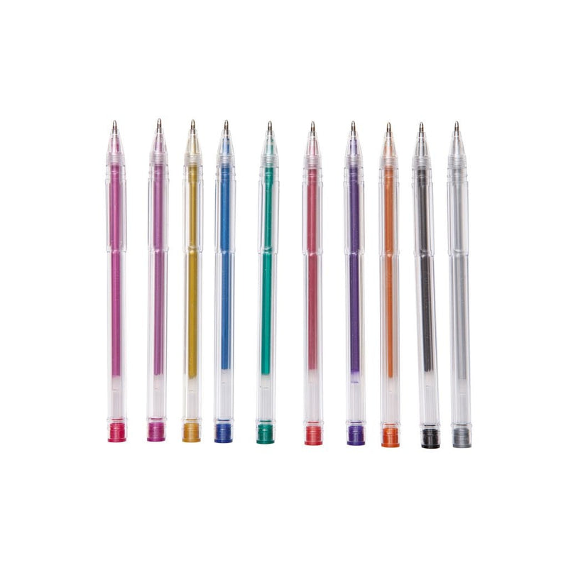 Gelpen Metallic, set van 10