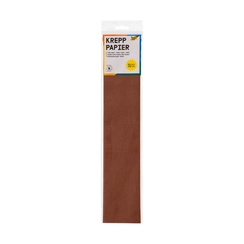 Crêpepapier kastanjebruin