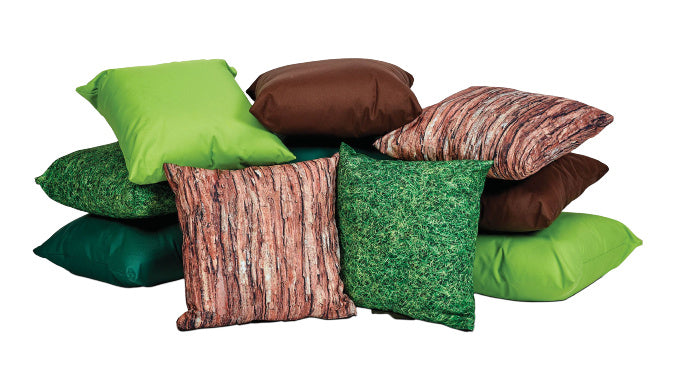 # Set of 10 cushions, nature theme