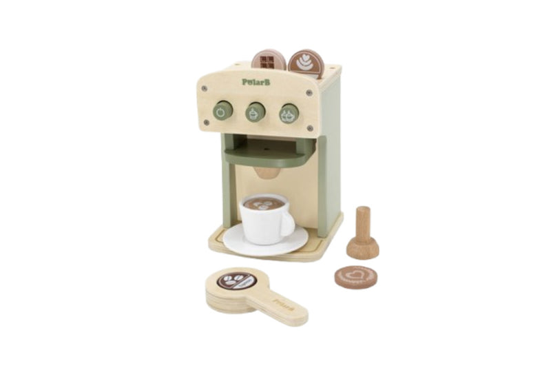 Houten koffiezetapparaat