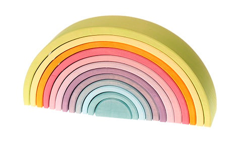 Grimms grote regenboog pastelkleuren
