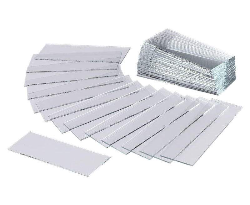 Kunststof microscoopglaasjes, 50 stuks